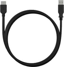 Yenkee kábel YCU 014 BK USB-A - USB-A M/F, prodlužovací, USB 2.0, 1.5m, čierna
