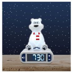 Lexibook Budík s nočným 3D svetlom Polárny medveď