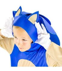bHome Detský kostým Sonic s maskou a rukavicami 104-110 S