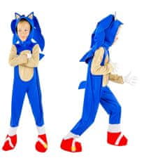 bHome Detský kostým Sonic s maskou a rukavicami 104-110 S