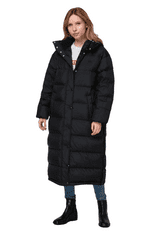 Levis  Dámska Zimná s kapucňou Vatovaná bunda Čierna L