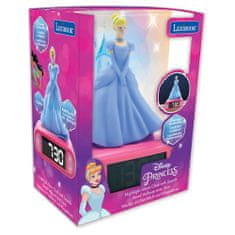 Lexibook Budík s nočným 3D svetlom Disney Princezná Popoluška