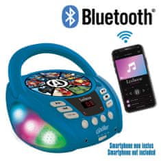 Lexibook Svietiaci Bluetooth CD prehrávač Avengers