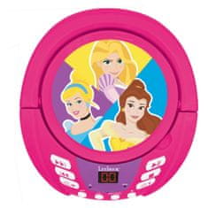 Lexibook Svietiaci Bluetooth CD prehrávač Disney Princezné