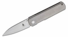 Kizer Ki3499 Feist Gray Titanium vreckový nôž 7,2 cm, šedá, titán