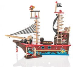 ZOPA Drevená pirátska loď