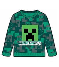 Fashion UK Detský sveter Minecraft Greencreeper 140 cm