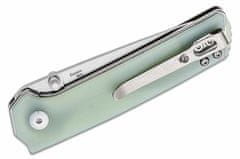 Kizer V3516N5 Domin Mini Jade G10 vreckový nôž 7,5 cm, priesvitná zelená, G10