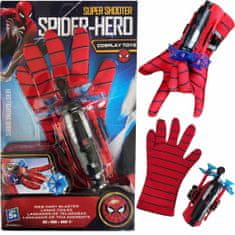 Detský kostým Spiderman s vystrelovákom 122-134 L