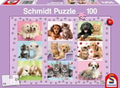 Schmidt Puzzle Moji zvierací priatelia 100 dielikov