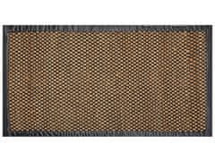 Beliani Jutový koberec 80 x 150 cm čierna/béžová GERCE