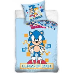 Carbotex Súprava posteľnej bielizne Ježko Sonic - Retro