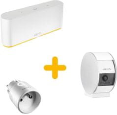 Somfy sat riadiace jednotka TaHoma Switch + Interiérová bezp. kamera + Zásuvka ON-OFF Plug io (typ E)