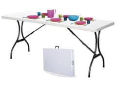 ModernHome Cateringový stôl 180 cm biely