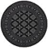 Kruhový koberec Mirkan 104109 Black 160x160 (priemer) kruh