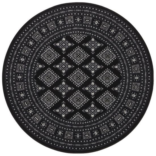 NOURISTAN Kruhový koberec Mirkan 104109 Black