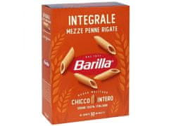 Barilla BARILLA Integrale Mezze Penne Rigate - Celozrnné trubice cestoviny, penne cestoviny 500g 20 paczek