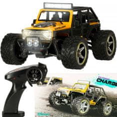 Solex RC model auto na D.O. JEEP CHARGE YELLOW 22201 (speed 22km/h)