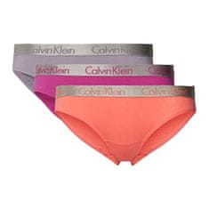 Calvin Klein 3 PACK - dámske nohavičky Bikini QD3561E-I2L (Veľkosť XS)