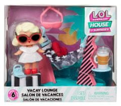 L.O.L. Surprise! LOL Surprise! Nábytok s bábikou, séria 6 - Prázdninová pohoda & Leading Baby