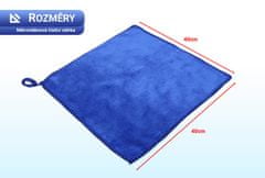 SEFIS mikrovláknová čistiaca utierka 5ks GMS450 40*40cm modrá