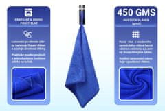 SEFIS mikrovláknová čistiaca utierka 5ks GMS450 25*25cm modrá