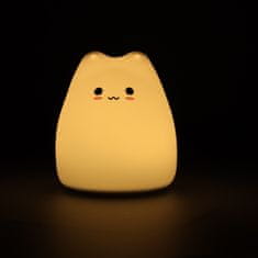 MG Little Cat RGB bezdrôtová nočná lampa, biela