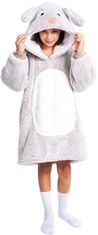 Cozy Noxxiez mikinová deka pre deti 7-12 rokov - Králik