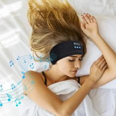 3-in-1 Run & Sleep Headphones – bezdrôtová čelenka so slúchadlami, sivá