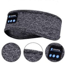 VivoVita 3-in-1 Run & Sleep Headphones – bezdrôtová čelenka so slúchadlami, sivá