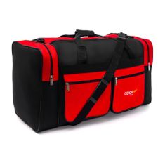 Rogal Červeno-čierna veľká cestovná taška na rameno "Giant" - veľ. XL, XXL