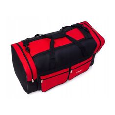 Rogal Červeno-čierna cestovná taška na rameno "Giant" - veľ. XL, XXL