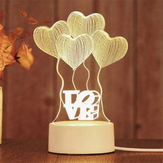 HOME & MARKER® 3D LED svetlo lásky | LEDLOVE