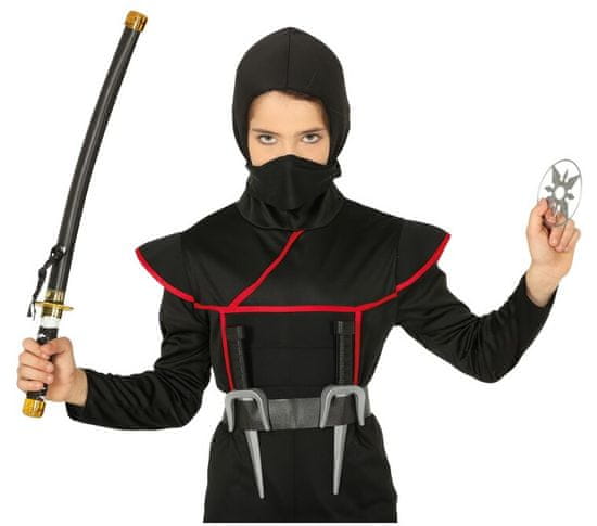 Guirca Sada doplnkov ku kostýmu Ninja premium 3ks