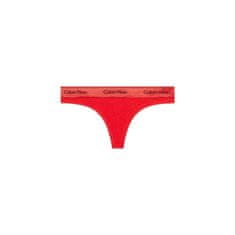 Calvin Klein Dámska tangá nadrozmer červená (QF7450E-XAT) - veľkosť XXXL