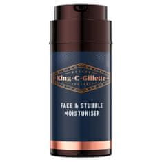Gillette King.C.Gillette Face & Stubble Moisturizer pre mužov 100 ml