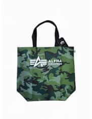 Alpha Industries  Shopping Bag Nákupná taška Zelená ohne