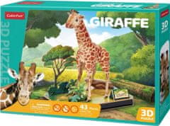CubicFun 3D puzzle Žirafa 43 dielikov