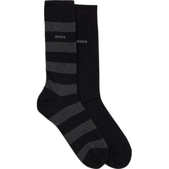 Hugo Boss 2 PACK - pánske ponožky BOSS 50493216-001