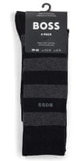 Hugo Boss 2 PACK - pánske ponožky BOSS 50493216-001 (Veľkosť 39-42)