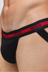 Hugo Boss 3 PACK - pánske slipy HUGO JOCK STRAP 50496724-621 (Veľkosť L)