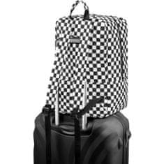 ZAGATTO Cestovný batoh, do lietadla, šachovnicový vzor, 40x20x25, ZG833