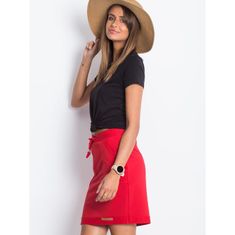 BASIC FEEL GOOD Dámska sukňa OPPORTUNITY červená RV-SD-3726.50_327891 S