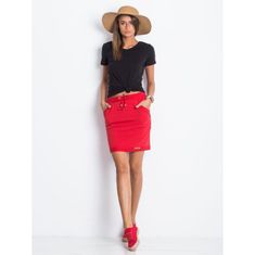 BASIC FEEL GOOD Dámska sukňa OPPORTUNITY červená RV-SD-3726.50_327891 S