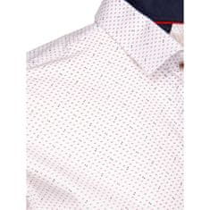 Dstreet Pánska košeľa POT biela dx2555 3XL