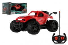 Teddies Auto RC buggy terénne červené 23cm plast 27MHz na batérie so svetlom