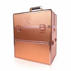 Allepaznokcie Dvojdielny kozmetický kufrík Rose Golden XL