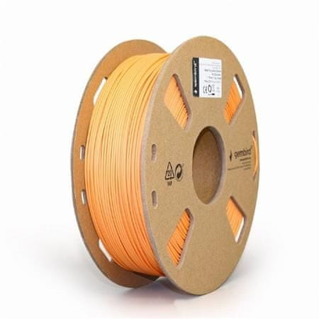 Gembird Tlačová struna (filament), PLA MATTE, 1,75 mm, 1kg, oranžová