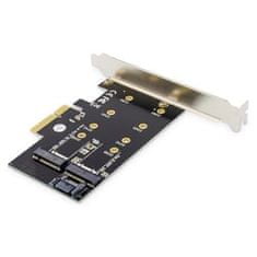 Digitus M.2 NGFF / NVMe SSD PCIexpress Add-On karta podporuje B, M a B + M Key, veľkosť 80,60,42 a 30 mm