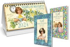 Kalendár 2024 Nedeľné recepty našej babičky + Tajné detské recepty + Tajné bleskové recepty
